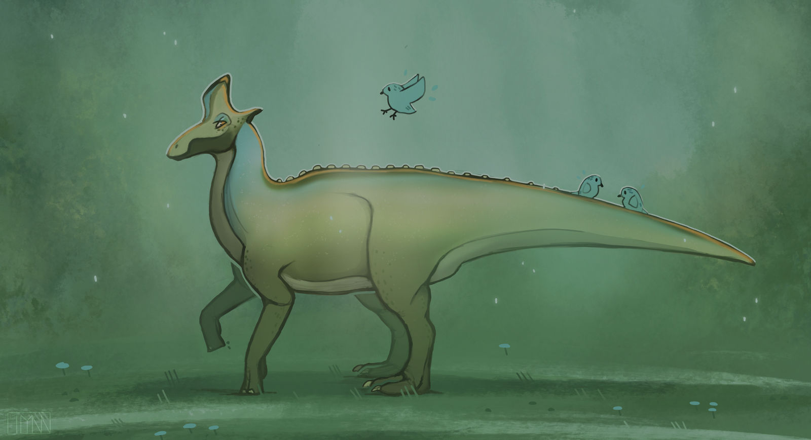 Lambeosaurus by Sealoon on DeviantArt