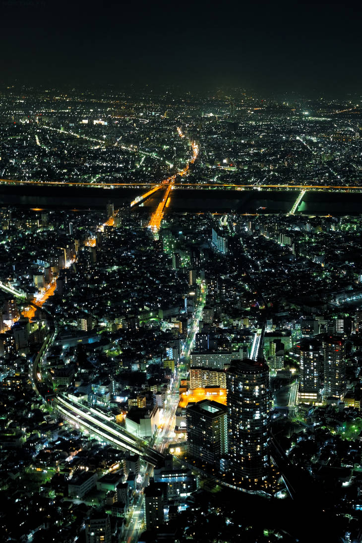 Skytree, Tokyo Night Cityscape