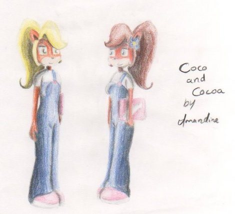 Old drawing: Coco Bandicoot 10