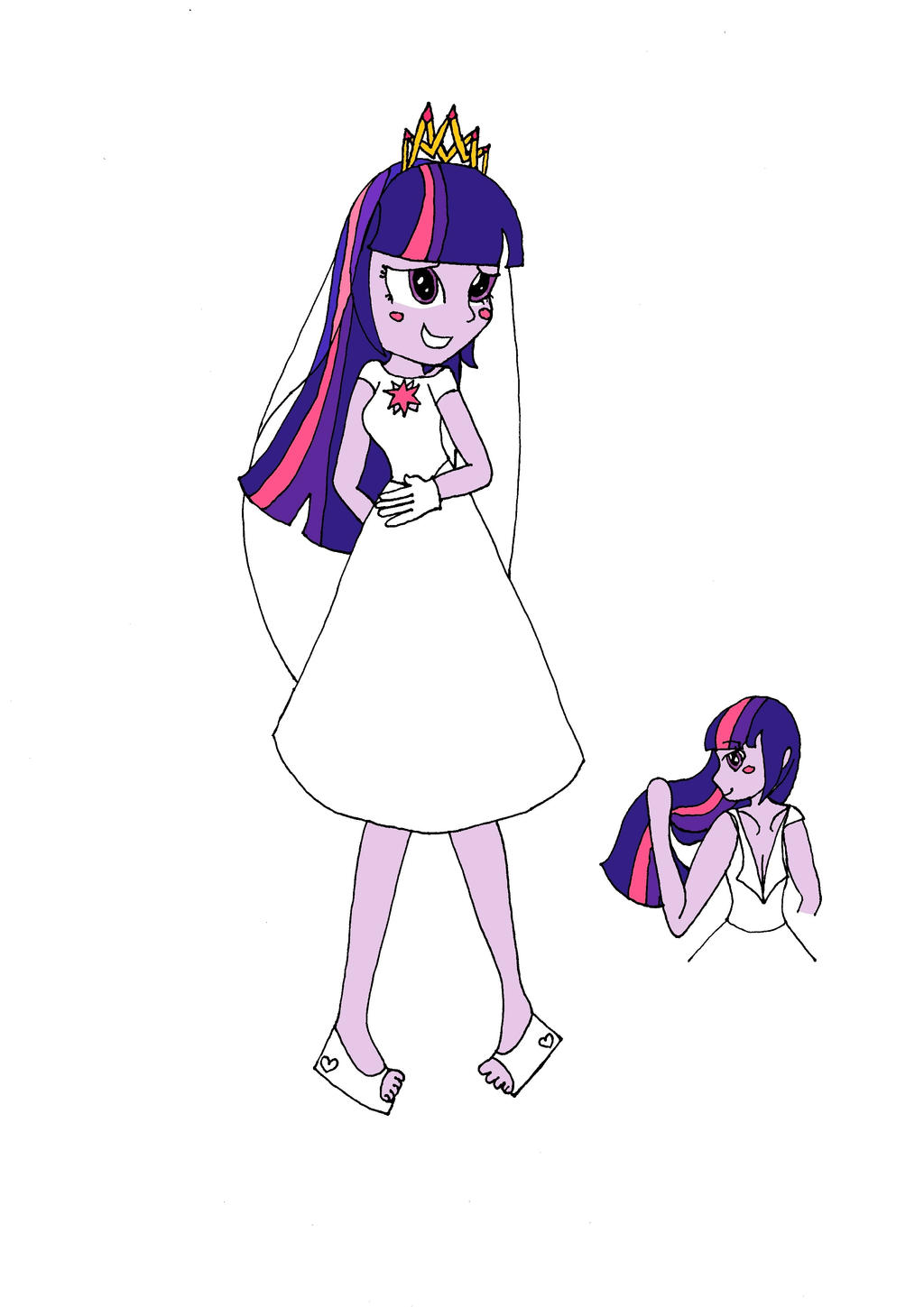 Twilight Sparkle wedding dress by Gratzalia on DeviantArt