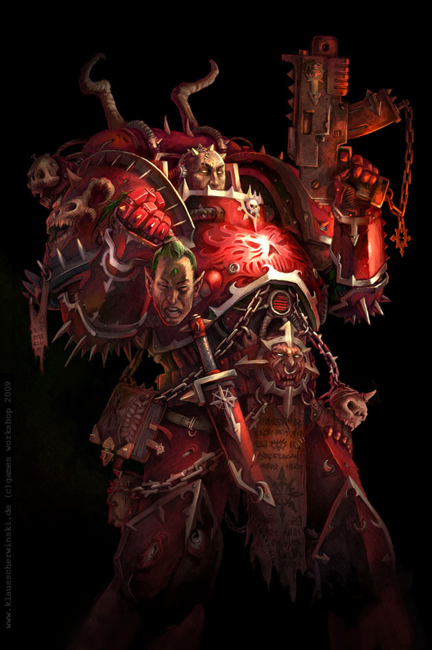 Dark Visions Warhammer Cover by KlausScherwinski