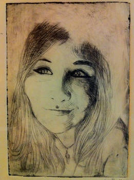 Dry Point: Self Portrait Final