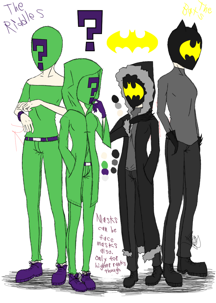 The Riddles and Bats by Didun850 on DeviantArt