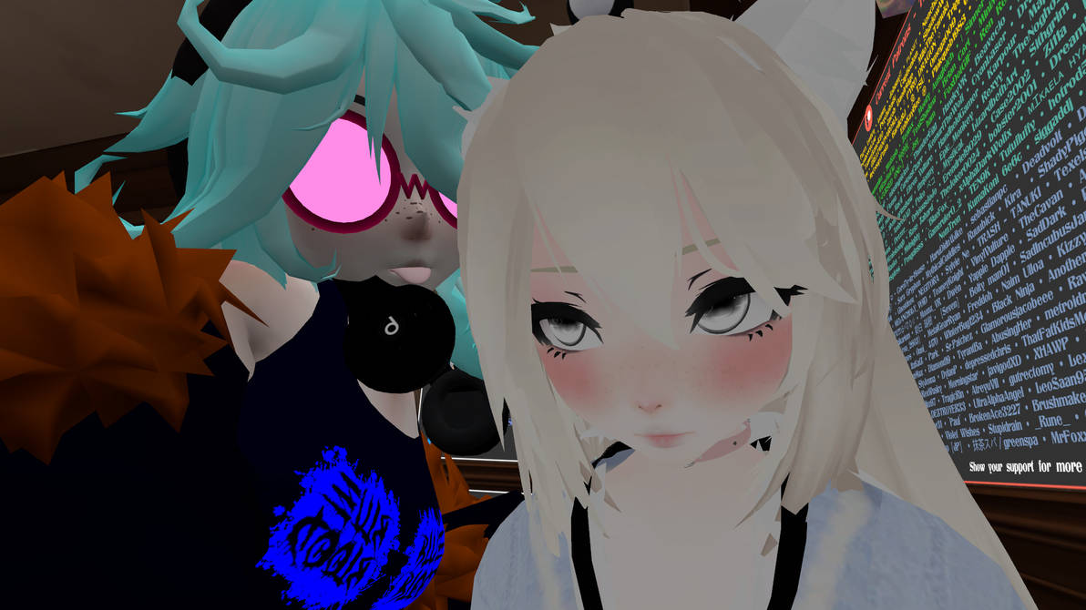VRChat-Blue and X by Didun850 on DeviantArt