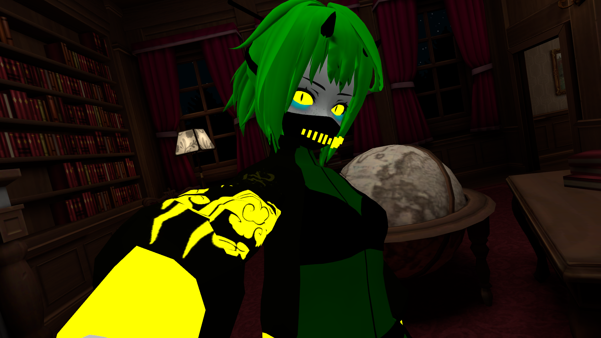 VRChat-Razor in a library by Didun850 on DeviantArt