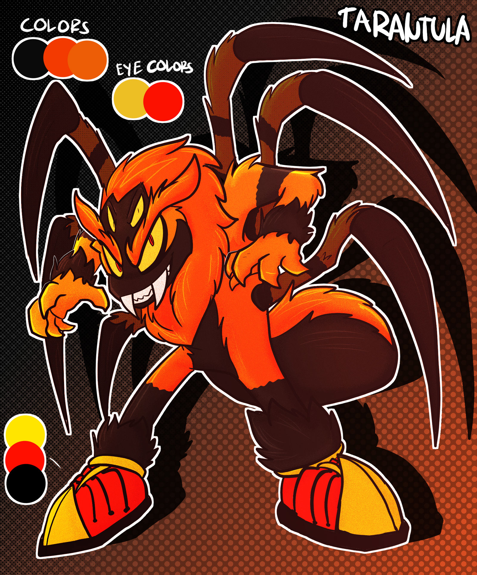 Tarantula Deviantart Rockka the Tarantula by kwamijacobs on DeviantArt