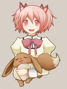 Madoka and Eevee