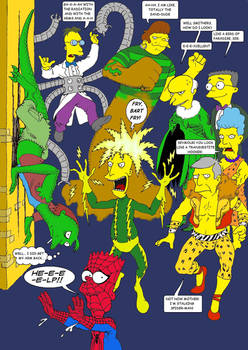 Spider-Man and The Simpsons Mash-Up