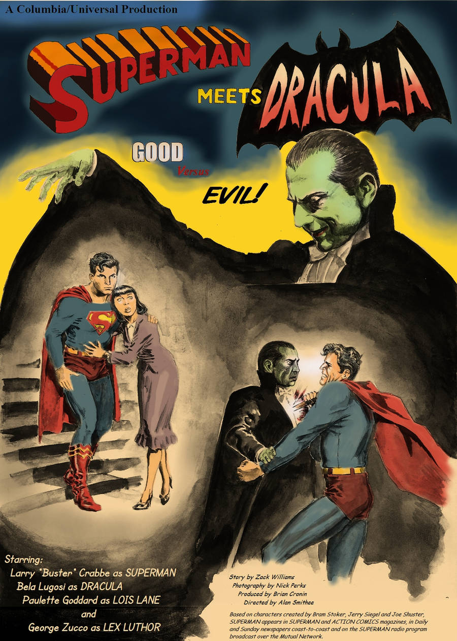 Superman versus Dracula by Nick-Perks
