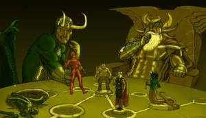 Harryhausen tribute - Clash of the Asgardians