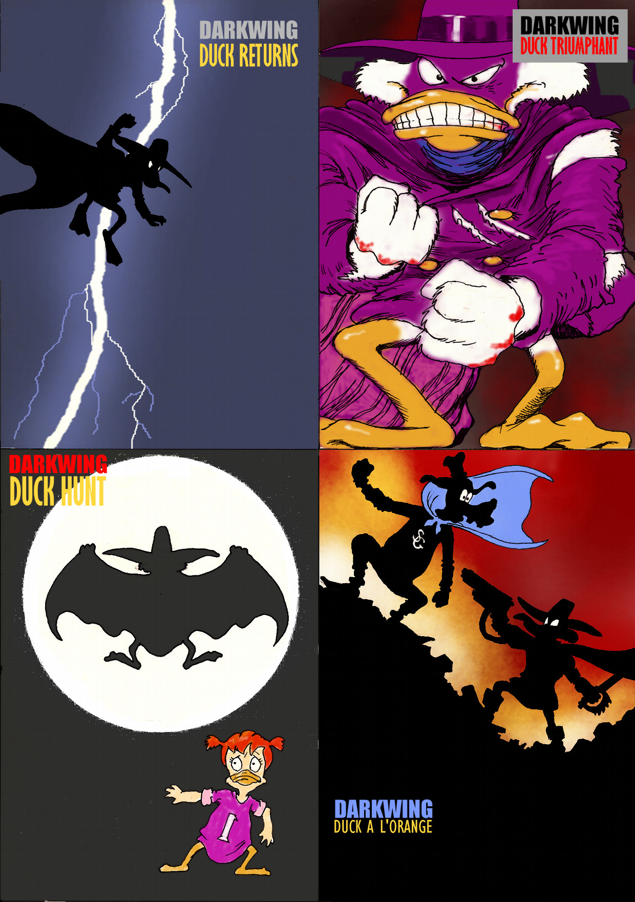 TLIID Disney Mash-up Darkwing Duck / Dark Knight