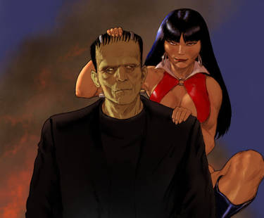 Hallowe'en 2015 - Vampirella meets Frankenstein