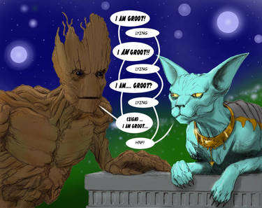 TLIID GotG week - Groot meets Lying Cat