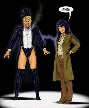 TLIID Superhero cosplay: Zatanna as Constantine...