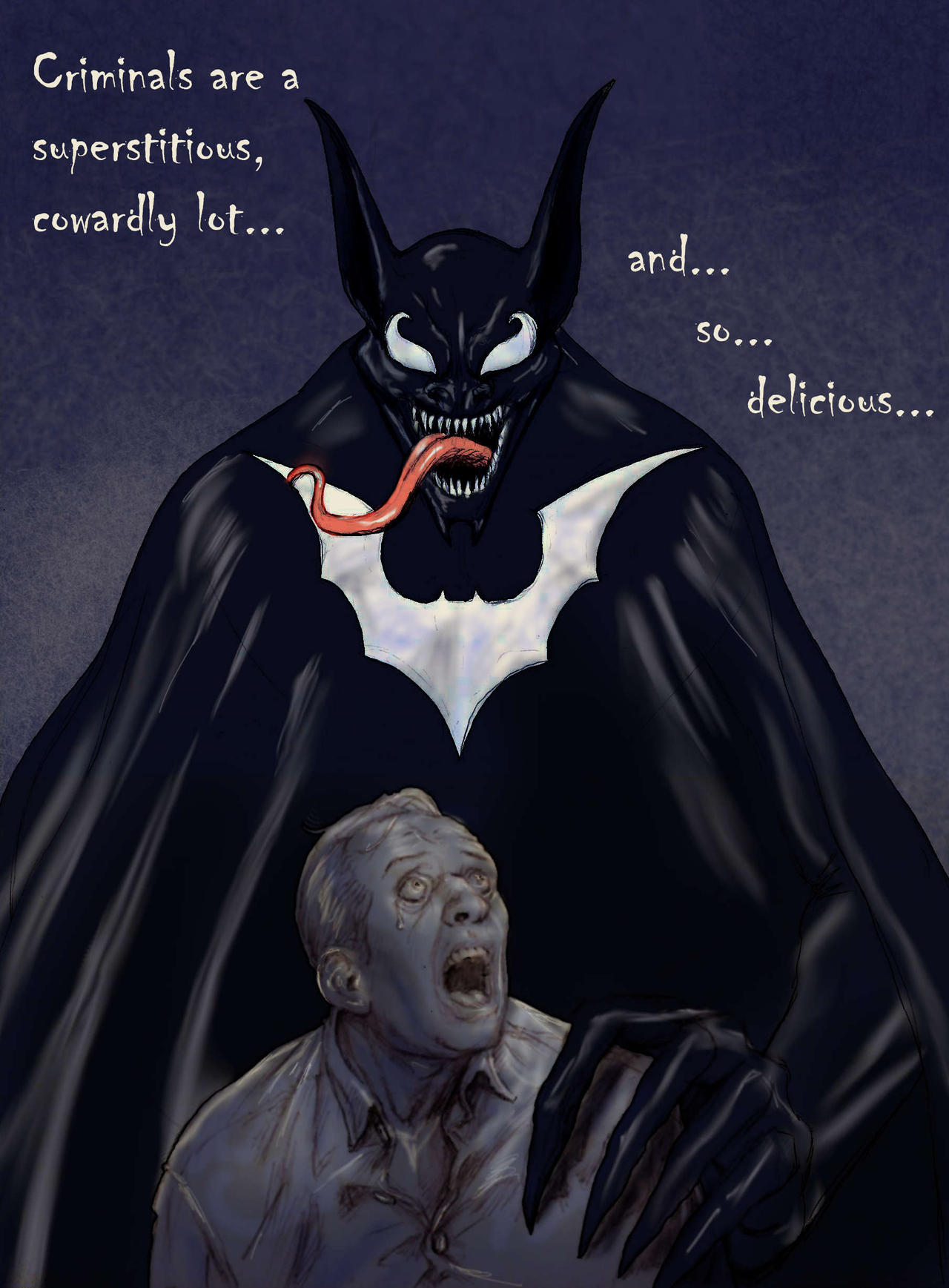 TLIID Symbiote version of... Batman by Nick-Perks on DeviantArt