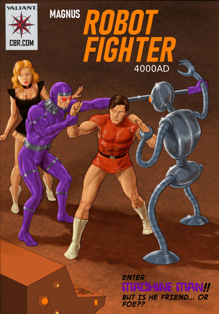 Magnus Machine Model TLIID Valiant comics mash-up Magnus - Machine Man1 by Nick-Perks on ...