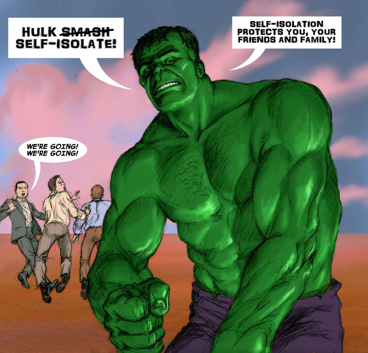 Isolated Hulk TLIID Self-Isolation with... The Hulk by Nick-Perks on DeviantArt