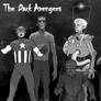 TLIID  The Avengers cast - Universal Monster BW