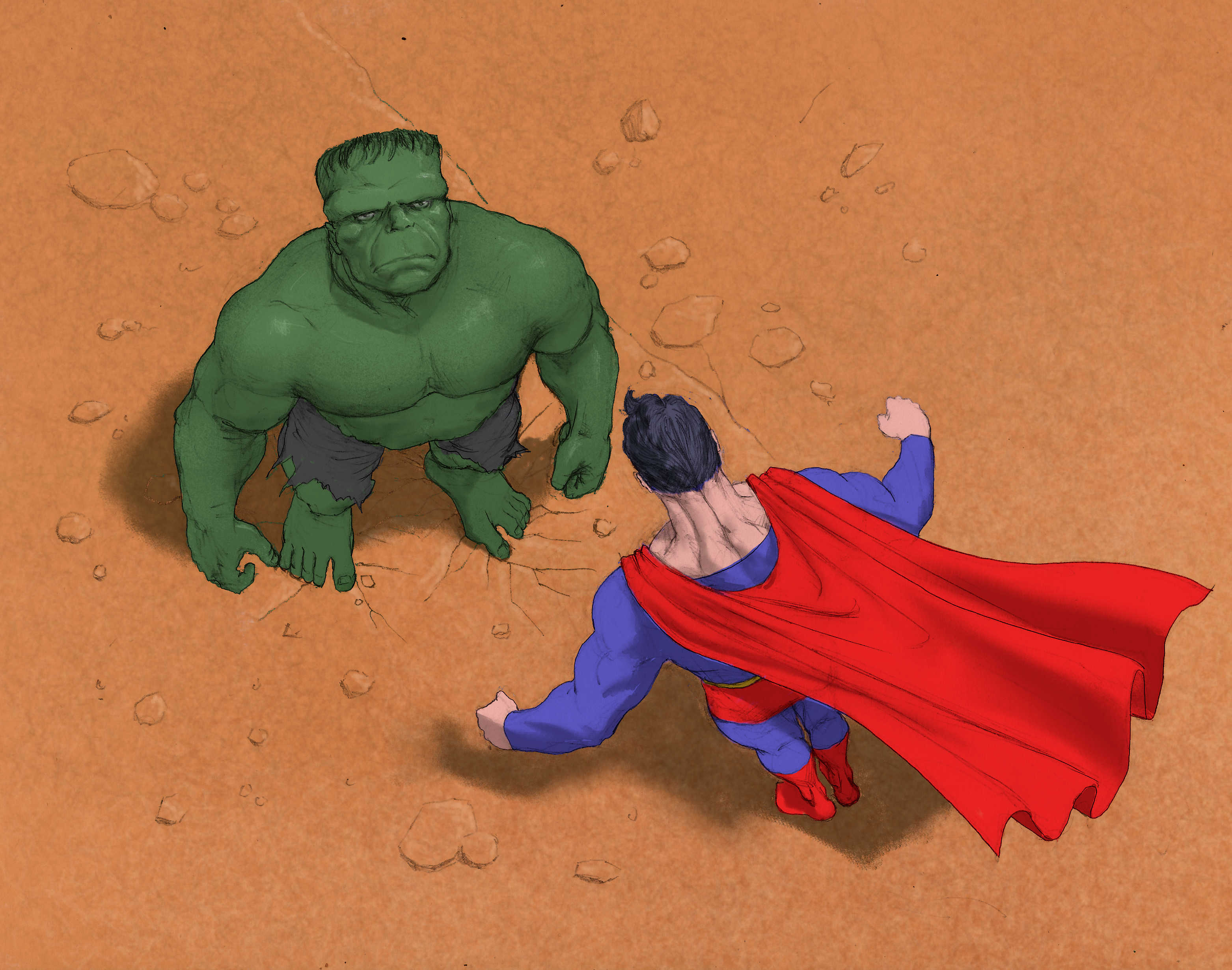 Hulk Meet Superman by Nick-Perks on DeviantArt