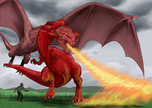 TLIID Dragon week- Devil Dinosaur vs Dragon