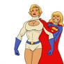 Power Girl and Supergirl - Fun time!