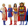 Power Girl and friends