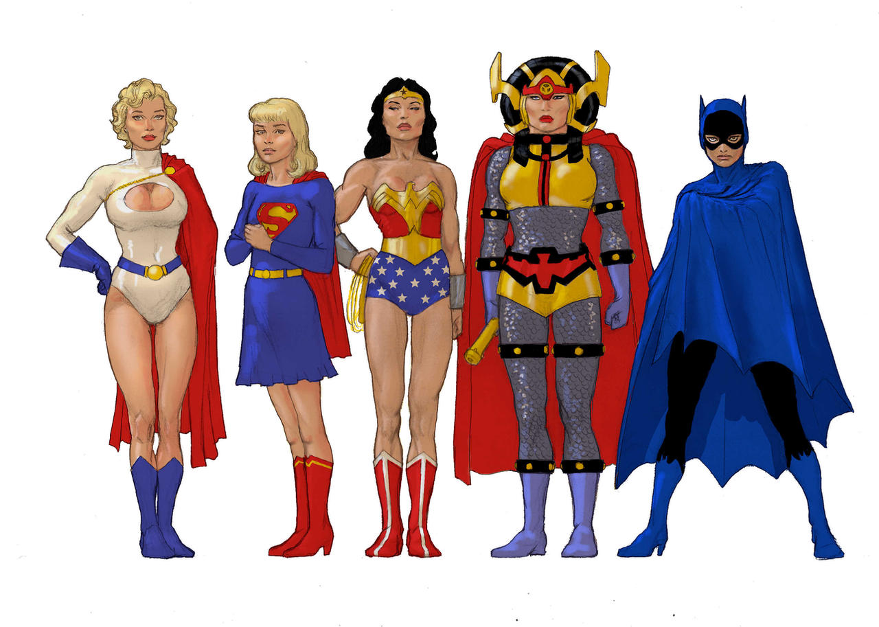 Power Girl and friends