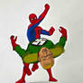 TLIID - Spider-Man punching Nazis - Captain Nazi