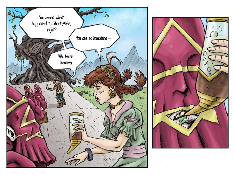 Fantasy Webcomic page 6 of 19