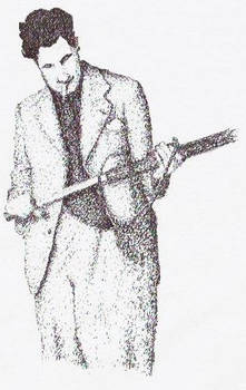 George Orwell with Sword