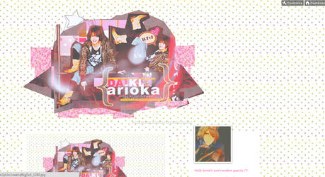 Daiki Arioka - Tumblr layout