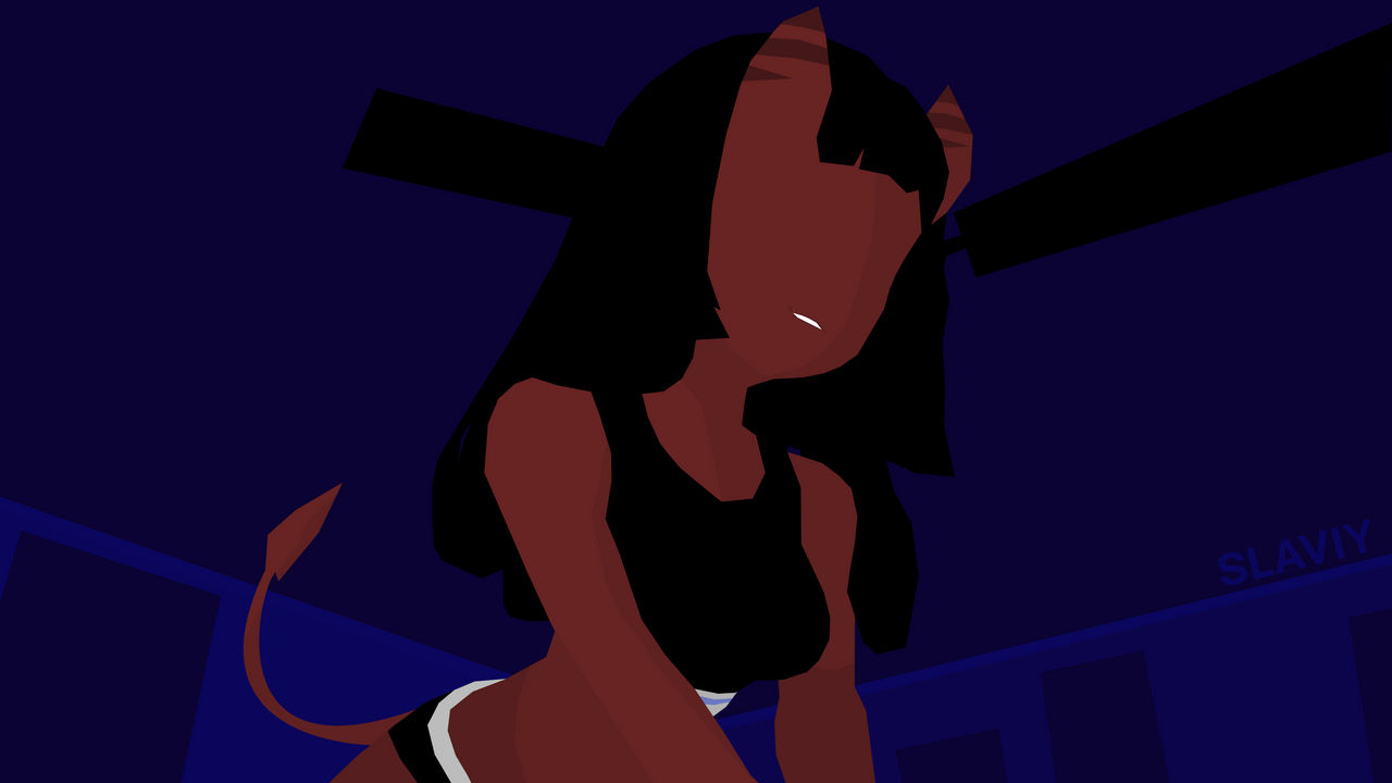 Meru Clicker Meru minimalism (Meru the Succubus) by Slaviy on DeviantArt