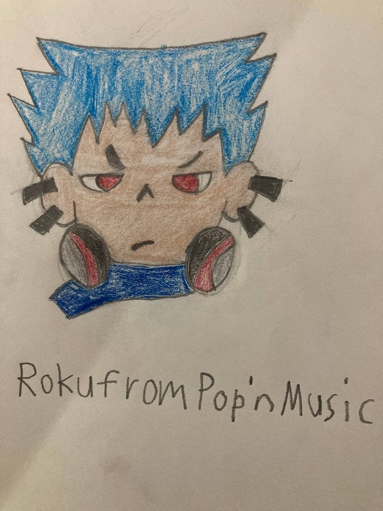 Drawing of Roku from Pop'n Music by paulhobby19 on DeviantArt