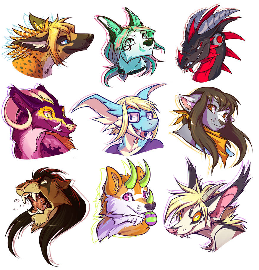 FLOATING HEADS EVERYWHERE by squeedgemonster on DeviantArt