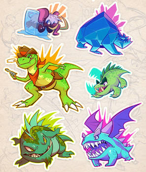 Spyro Baddies: Year of the Dragon by squeedgemonster