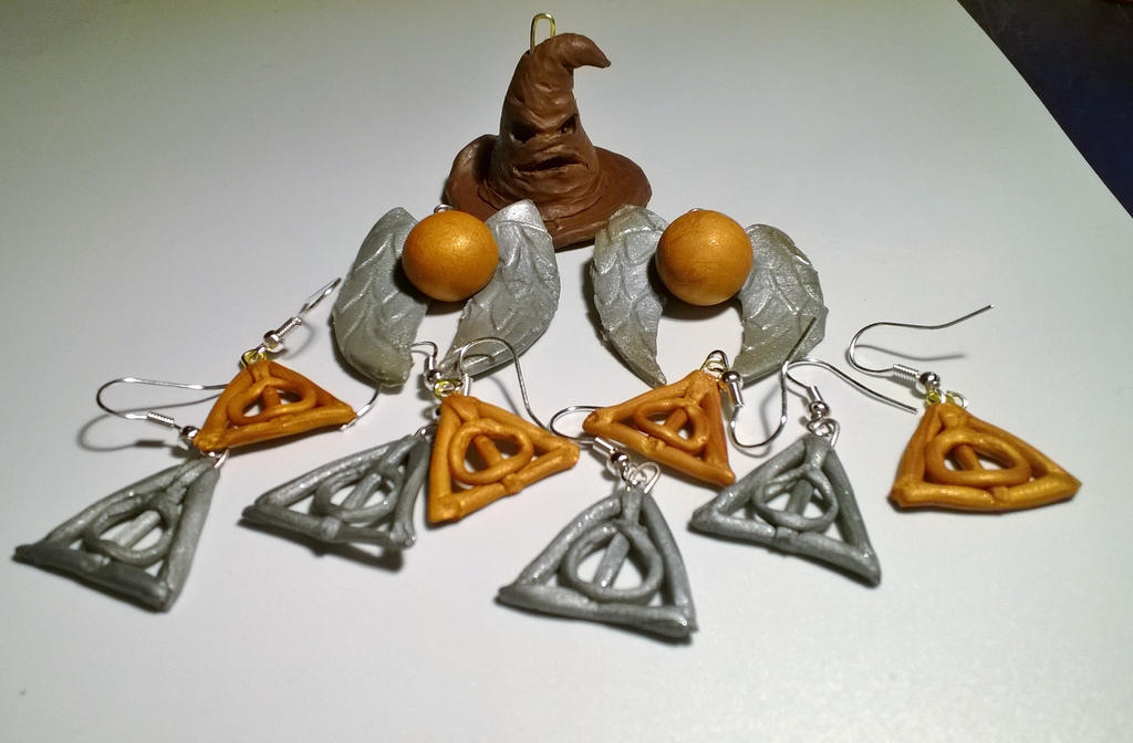 Harry Potter charms (Polymer clay) by HeeLash on DeviantArt
