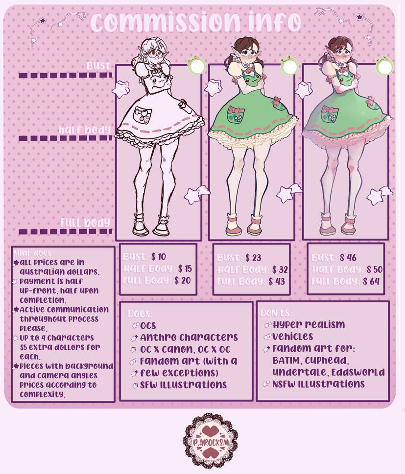 Cosplay Commission.pdf Commission sheet by softboba on DeviantArt