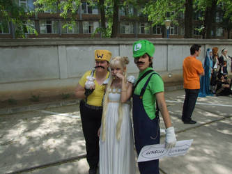 Luigi and Wario meets Sailor Moon