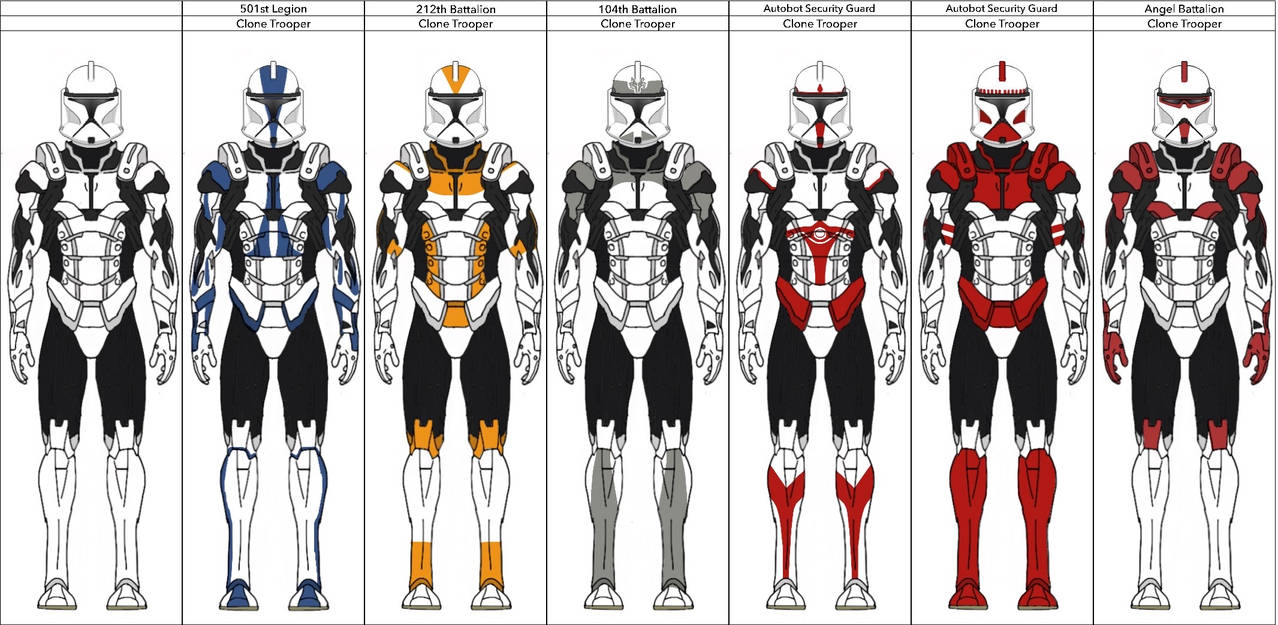 Clone Troopers New Armors by Coolman992 on DeviantArt