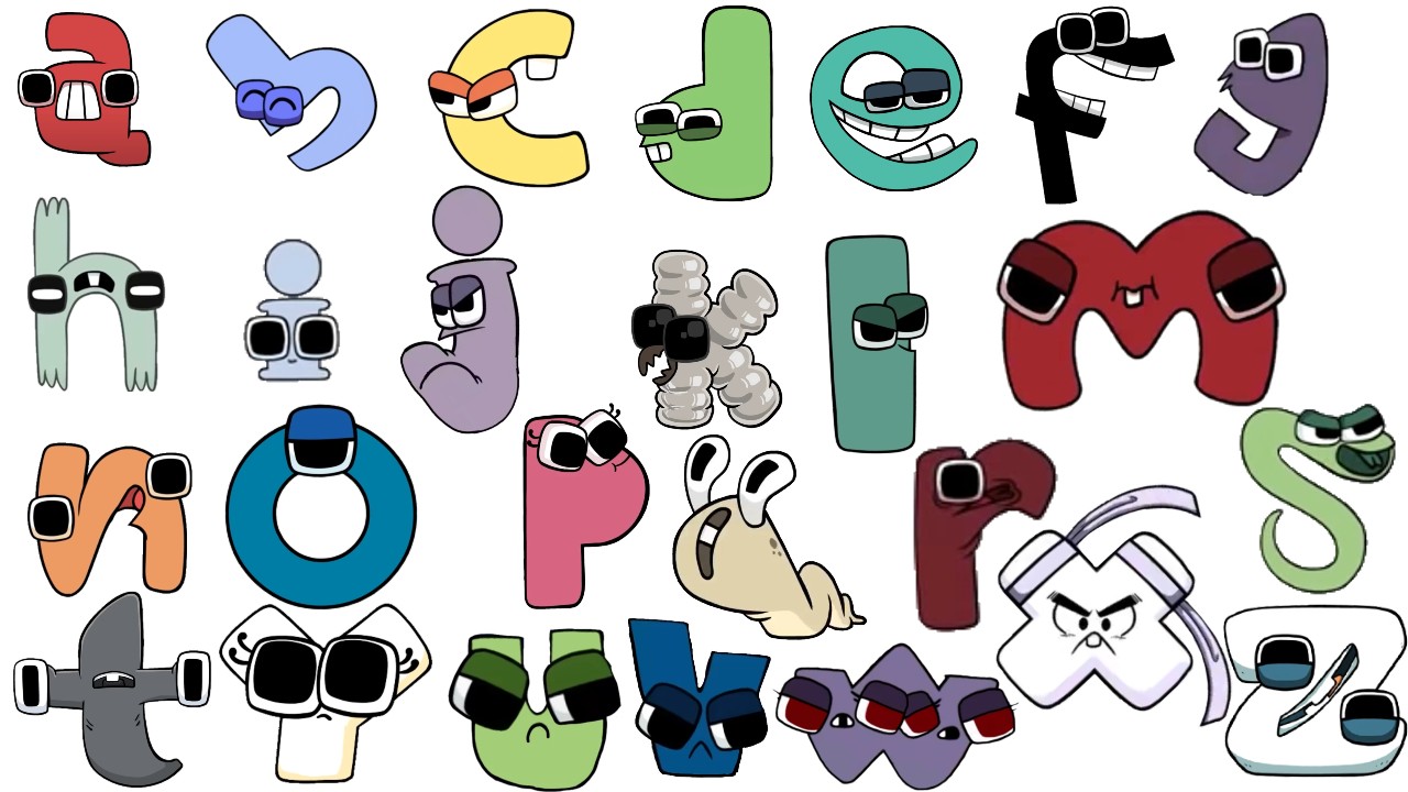 Alphabet lore lowercase (UPDATED) by crazylolaloudfan on DeviantArt