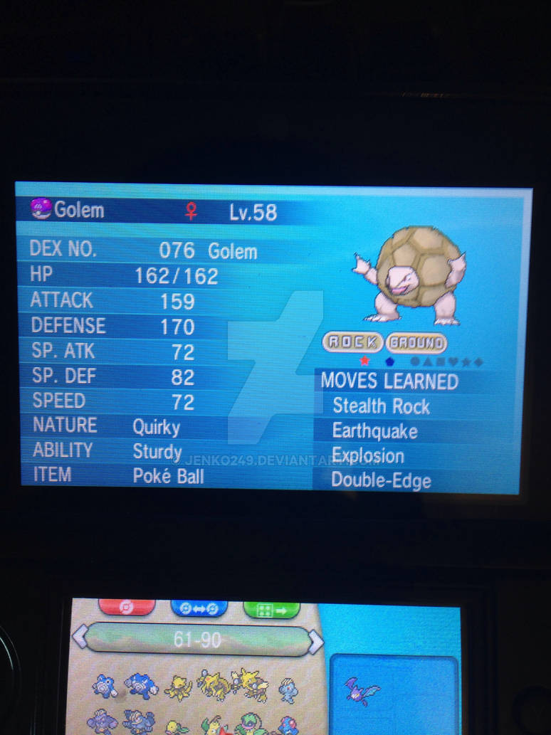 Shiny Golem by Jenko249 on DeviantArt