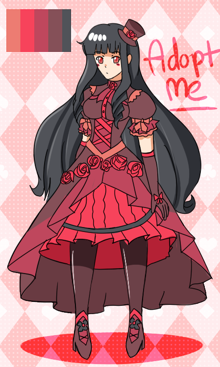 Collab Adoptable 1: Fancy Lolita (OPEN price down