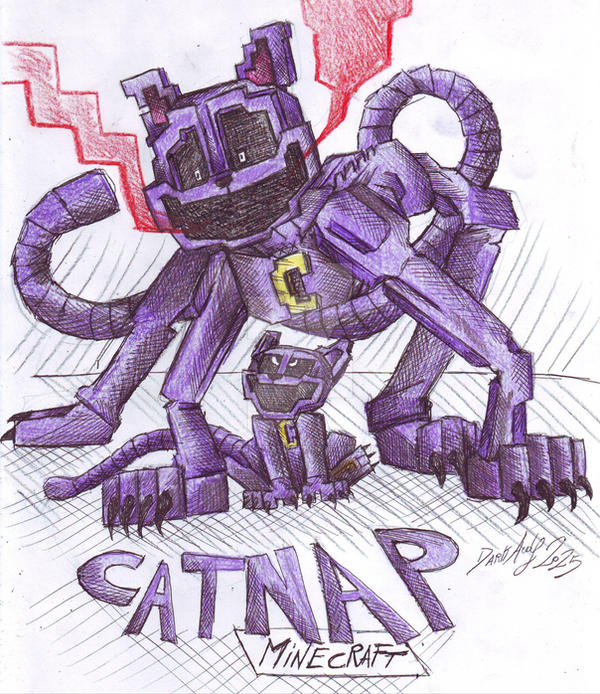 Minecraft Cat Nap Catnap (Minecraft) by DarkAudi1728 on DeviantArt