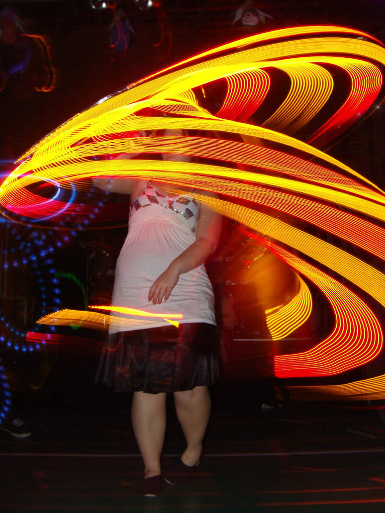 Flow Poi Led hoop and flow poi by Cleniver on DeviantArt