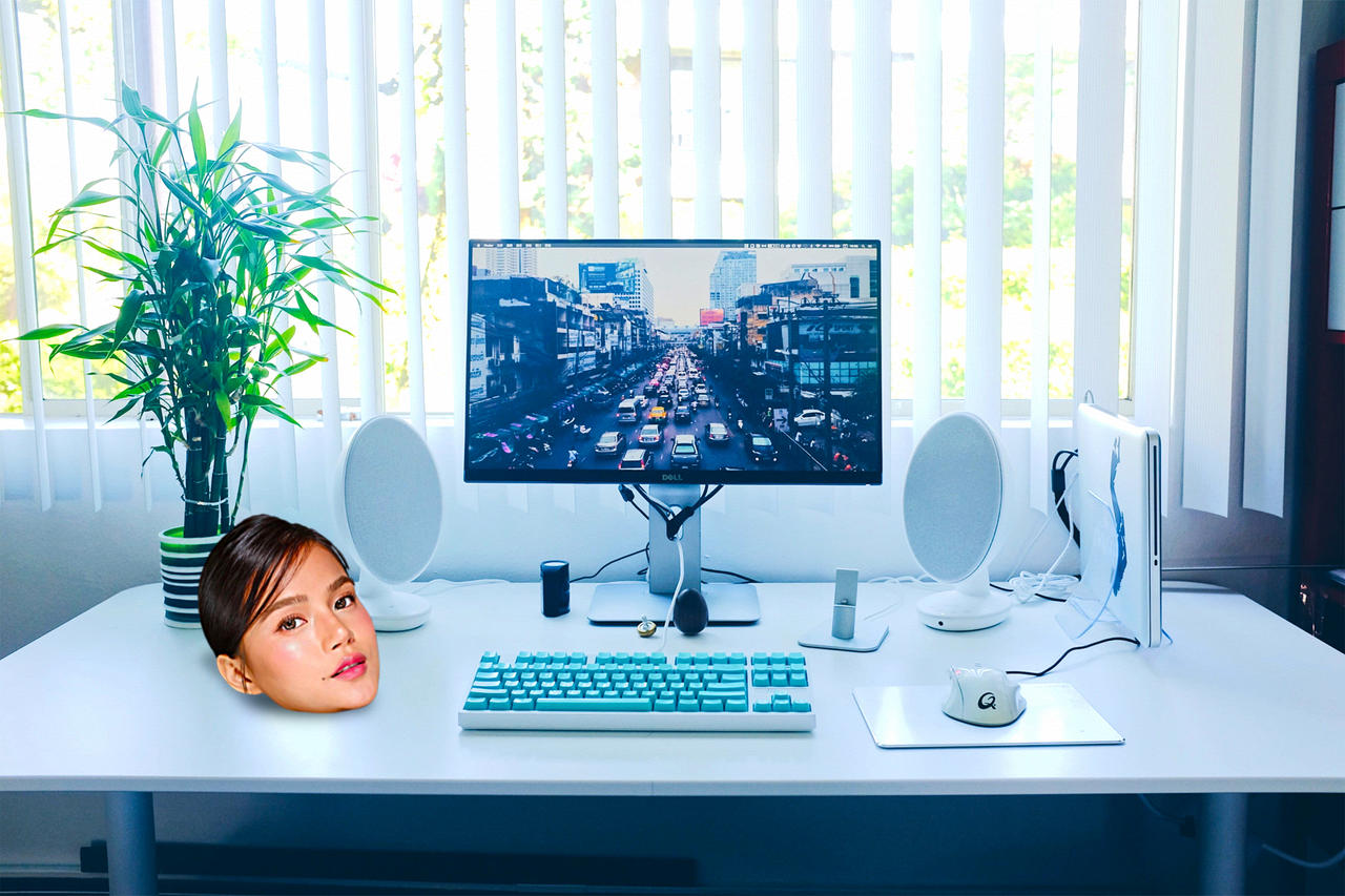 Computer Head Deviantart head on a desktop PC table by arvin22389 on DeviantArt