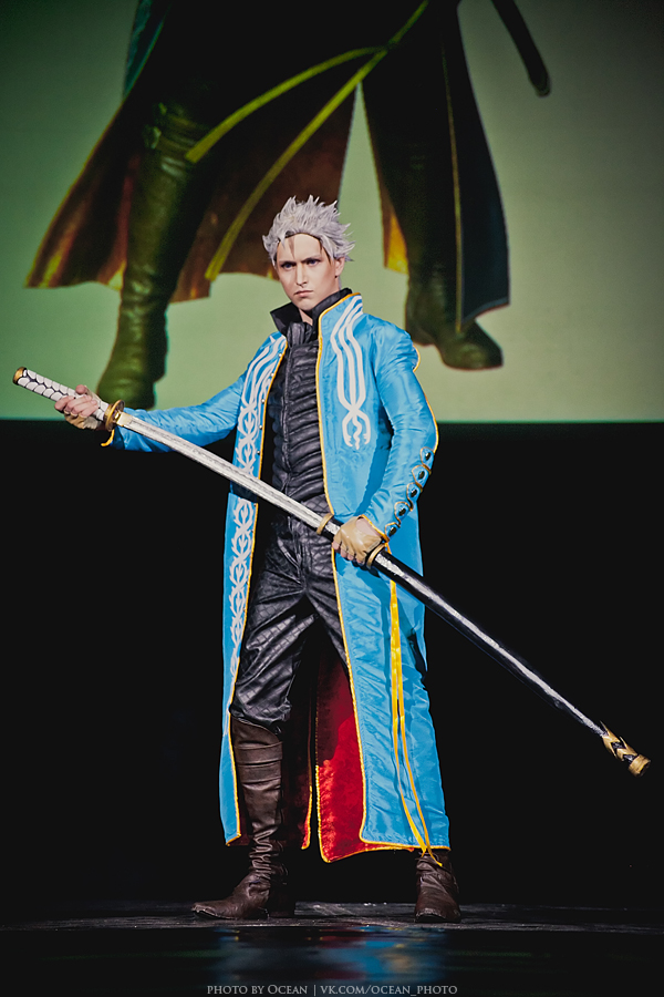 Devil May Cry III 3 Vergil Cosplay Wig