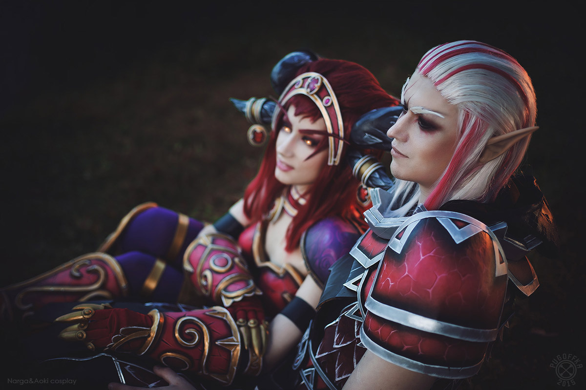 Krasus and Alexstrasza - World of Warcraft