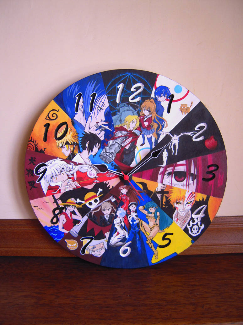 Anime Clock by MartyGallo on DeviantArt