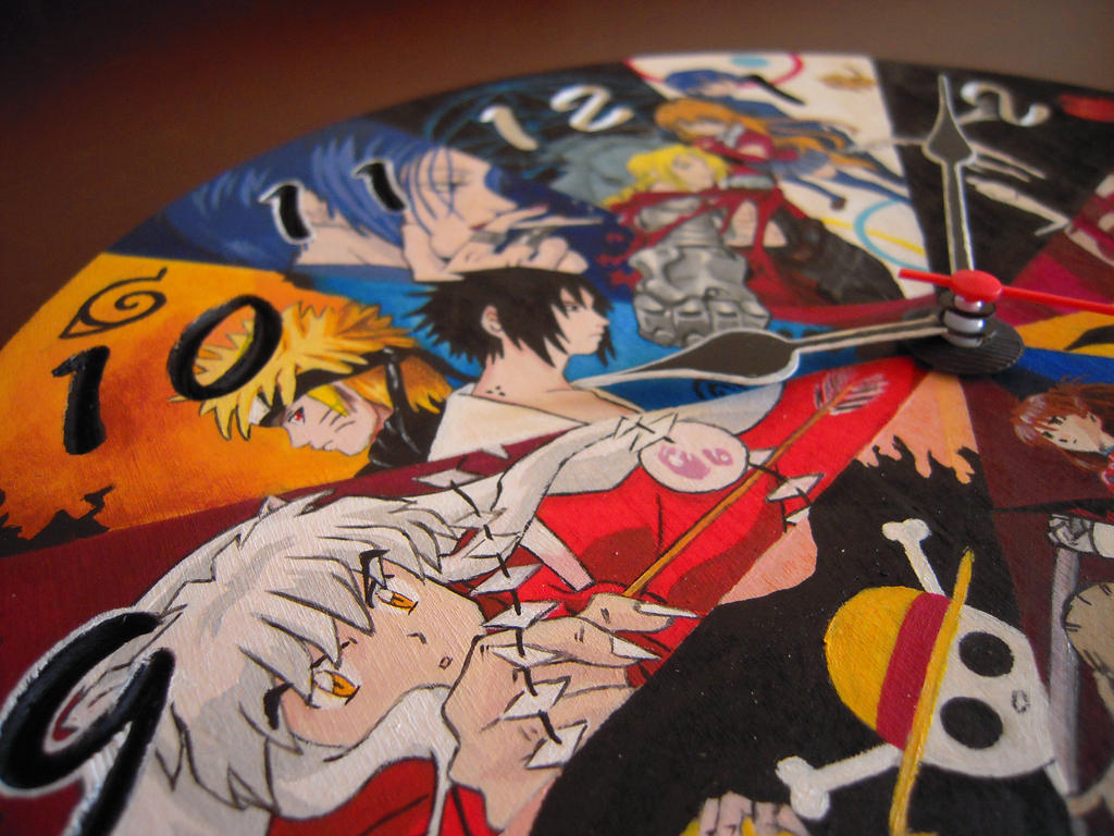Anime Clock by MartyGallo on DeviantArt