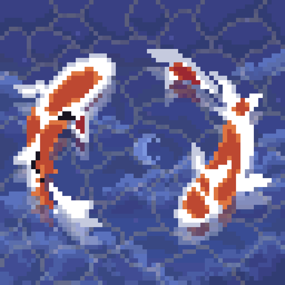 Minecraft Fish Pixel Art